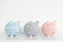 Load image into Gallery viewer, Pearhead - Ceramic Piggy Bank, Polka Dot: Pink
