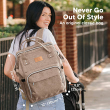 Load image into Gallery viewer, KeaBabies - Original Diaper Bag Backpack, Baby Bags with Changing Pad: Coffee Brown
