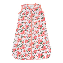 Load image into Gallery viewer, LollyBanks - Organic Cotton Sleep Sack 0.5 TOG Pretty in Peony: S (0-6 months)

