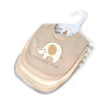 Load image into Gallery viewer, 5 Pack Embroidered Baby Bibs
