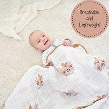 Load image into Gallery viewer, Noah's Ark Muslin Quilt Baby &amp; Kids Blanket
