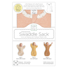 Load image into Gallery viewer, Swaddle Sack, Heathered Peach Blush: Small 0-3 Mo
