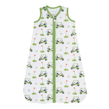 Load image into Gallery viewer, LollyBanks - Organic Cotton Sleep Sack 0.5 TOG Golf A Round: S (0-6 months)
