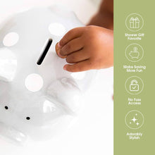 Load image into Gallery viewer, Pearhead - Ceramic Piggy Bank, Polka Dot: Blue

