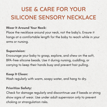 Load image into Gallery viewer, Glitter &amp; Spice - Silicone Sensory Necklace - Lauren
