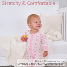 Load image into Gallery viewer, Beautiful Bows Baby Bamboo Pajamas
