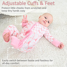 Load image into Gallery viewer, Beautiful Bows Baby Bamboo Pajamas
