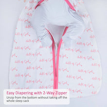 Load image into Gallery viewer, LollyBanks - Organic Cotton Sleep Sack 0.5 TOG Pink Child of God: S (0-6 months)
