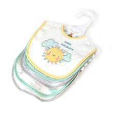 Load image into Gallery viewer, 5 Pack Embroidered Baby Bibs
