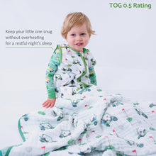 Load image into Gallery viewer, LollyBanks - Organic Cotton Sleep Sack 0.5 TOG Golf A Round: S (0-6 months)
