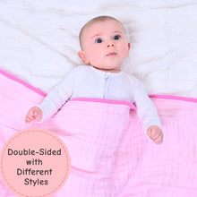 Load image into Gallery viewer, Radiant Hearts Muslin Quilt Baby &amp; Kids Blanket

