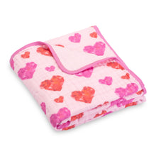 Load image into Gallery viewer, Radiant Hearts Muslin Quilt Baby &amp; Kids Blanket
