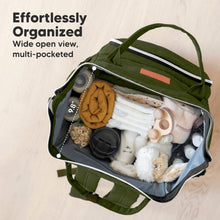 Load image into Gallery viewer, KeaBabies - Original Diaper Bag Backpack, Baby Bags with Changing Pad: Dark Olive
