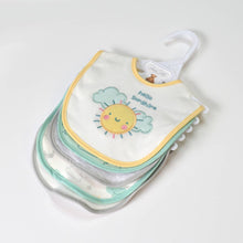 Load image into Gallery viewer, 5 Pack Embroidered Baby Bibs
