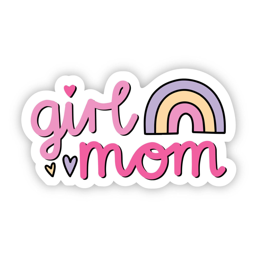 Big Moods - Girl Mom Rainbow Sticker