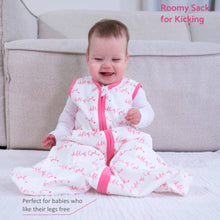 Load image into Gallery viewer, LollyBanks - Organic Cotton Sleep Sack 0.5 TOG Pink Child of God: S (0-6 months)

