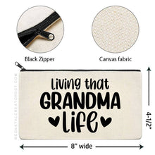 Load image into Gallery viewer, Living that Grandma Life Multi-Use Canvas Storage Travel Bag
