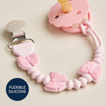 Load image into Gallery viewer, Itzy Ritzy - *NEW OPTIONS* Itzy Paci Strap Plus™: Pink Bows
