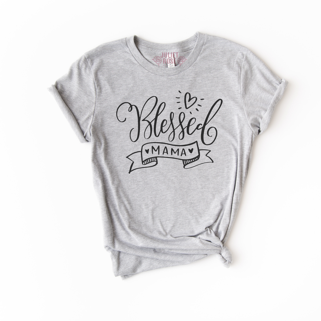 Blessed Mama Graphic T-Shirt