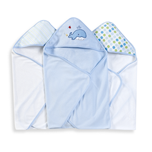 Load image into Gallery viewer, 3 Hooded Towel Sets Animal Prints
